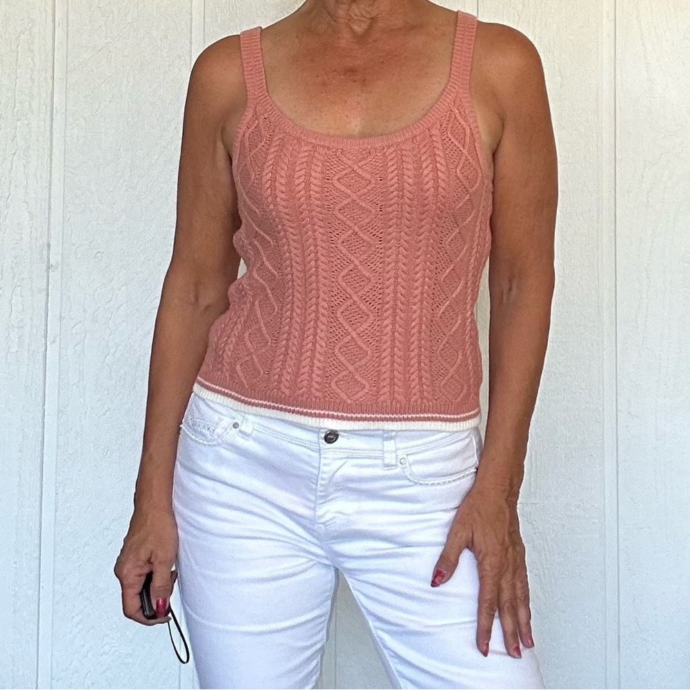 Moon & Willows Sweater Tank Top size medium